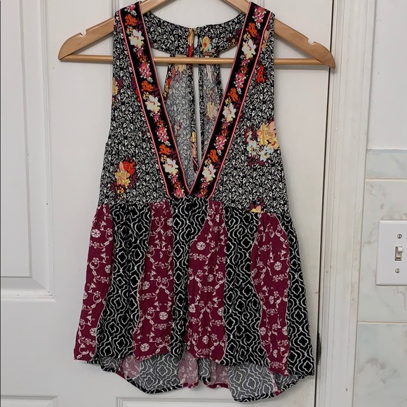 Free People Tops - Free people floral top size medium